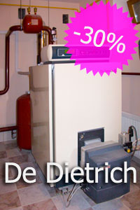 Котлы De Dietrich со скидкой 30 % 