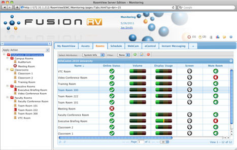 Скриншот интерфейса программы Fusion RV