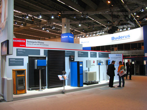 Стенд компании Buderus на выставке ISH 2011 во Франкфурте на Майне