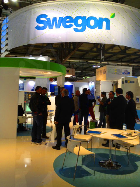 Стенд компании Swegon на выставке MCE-2012 в Милане