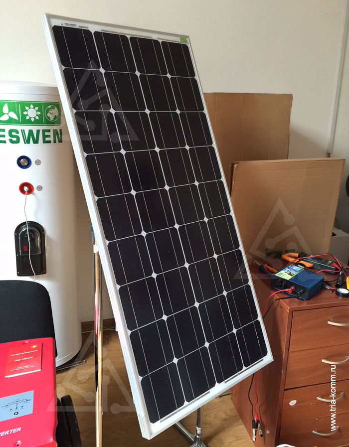 Монокристаллическая солнечная панель в офисе WESWEN