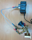 Подключение измерительного компьютера к гидравлической арматуре с помощью штатных ниппелей