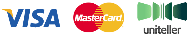 Оплата заказов онлайн с помощью карт Visa или Master Card
