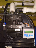Фото деталей рабочего клапана фильтра AquaDean PRO и ЖК-экрана