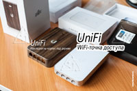 Фото UniFi-накладки на корпус под дерево и WiFi-точки доступа Ubiquiti UniFi AC In-Wall HD