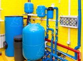 Фото оборудования системы горячего водоснабжения (ГВС), очистки воды и водоподготовки