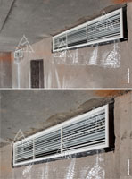 Фото решеток комфортного модуля Swegon Paragon для вентиляции, охлаждения и обогрева помещений дома